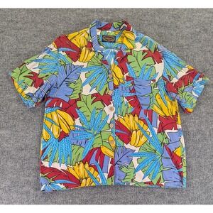 Vintage 90's Wayne Rogers Hawaiian Button Up Shirt Women's Size Medium